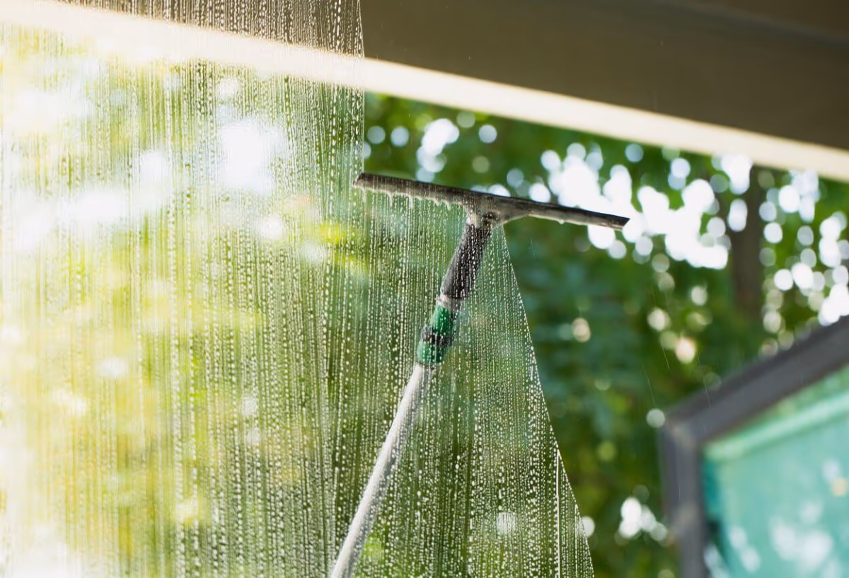 Commercial glass and retail cleaning