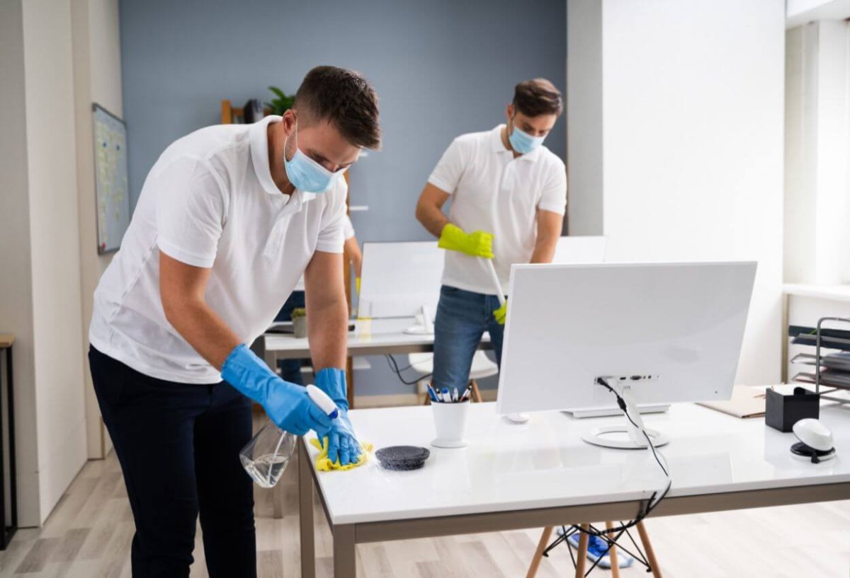 Professional Office Cleaning Services in Action Clean office environment showcasing our office cleaning services